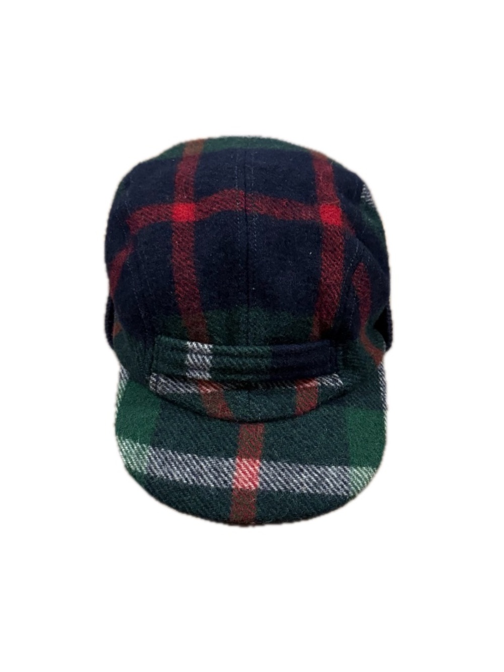 Vintage Ralph Lauren Rugby Trapper Hat Cap Small Medium Plaid Wool